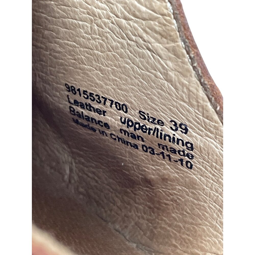 Dansko Womens Brown Leather Mules Clogs Nursing Shoes Size 39/8 SKU 9332 - Picture 7 of 16